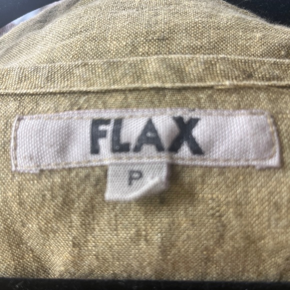 FLAX GREEN LONG SLEEVE BABY DOLL DRESS TO CUTE nwot P - Picture 5 of 5